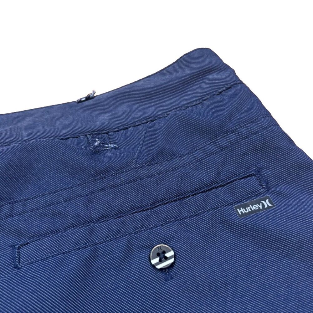 Hurley Nike Men's Dri-Fit Chino Shorts Size 16 Golf Stretch Outdoors Blue Active - Picture 3 of 6